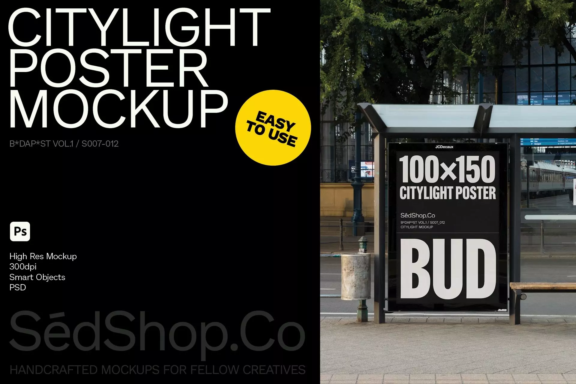 Picture of Citylight Poster Mockup S007-012